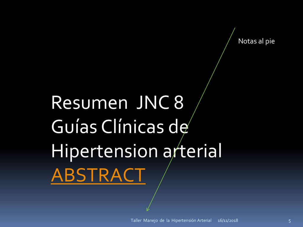 Jnc 8 hipertensión pdf